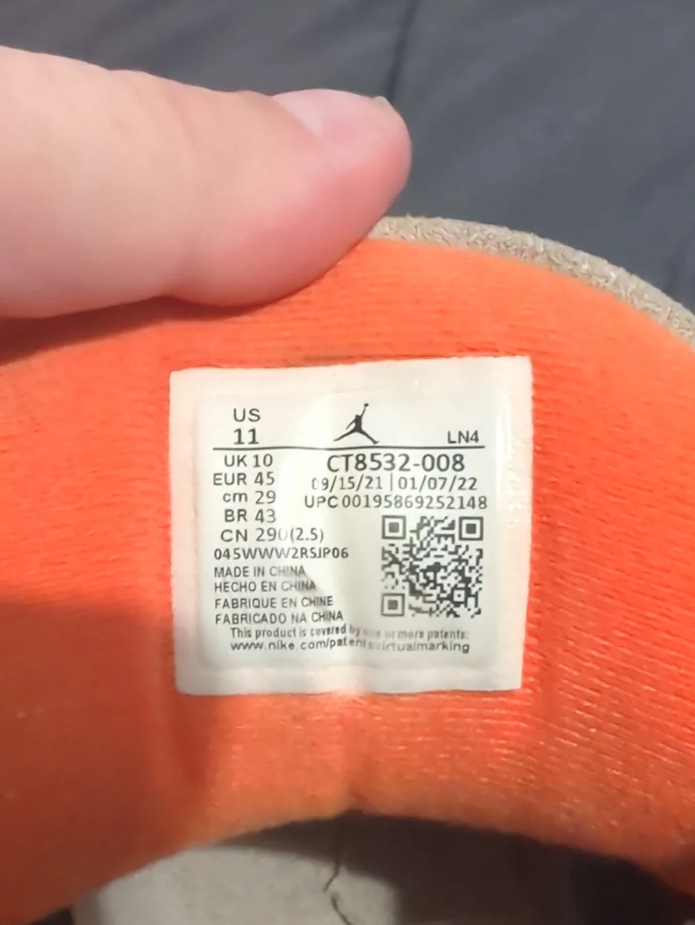 Jordan men’s sneakers